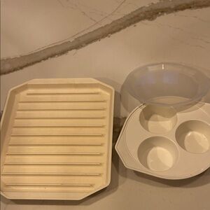 Microwave Bacon and Egg Set